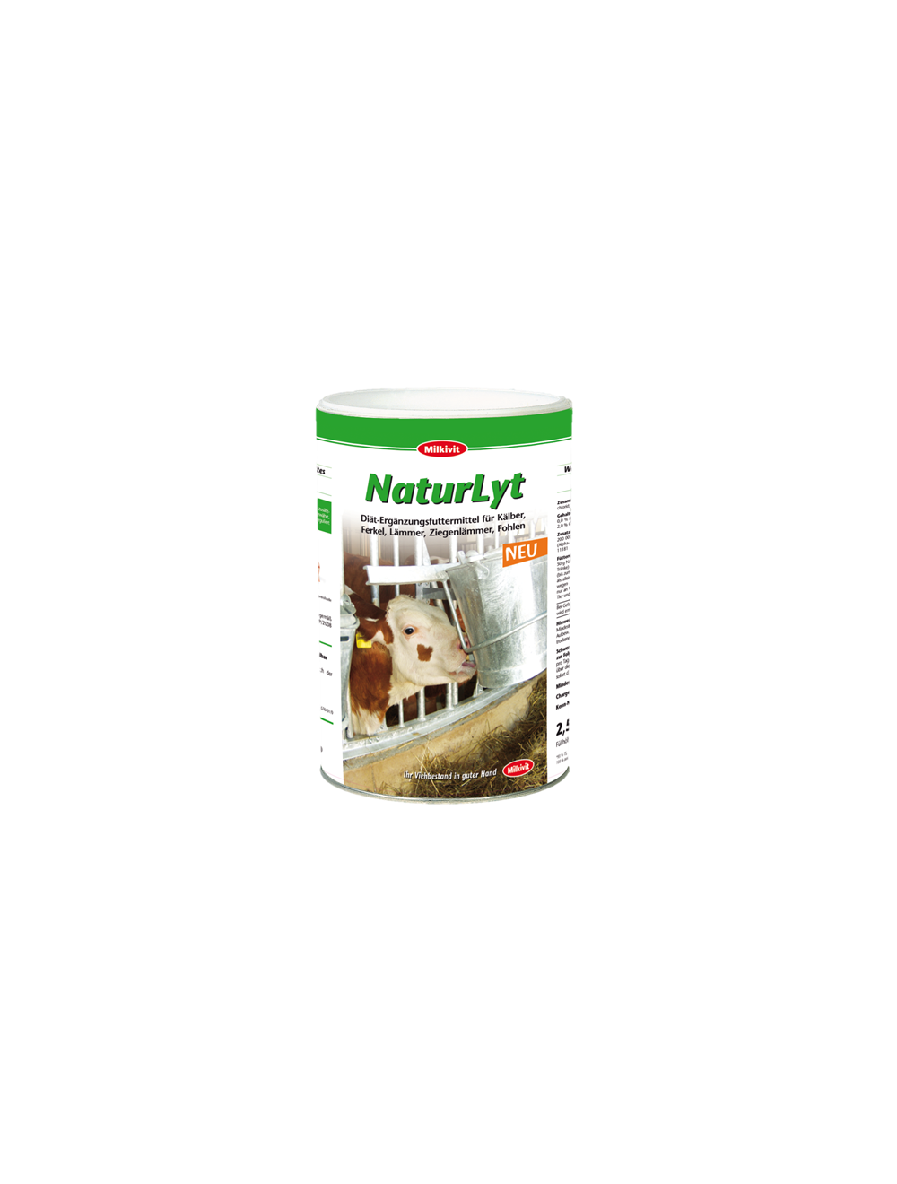 Milkivit Ergänzungsfutter NaturLyt Elektrolyt Tränke 2,5 kg zur Stabilisierung 